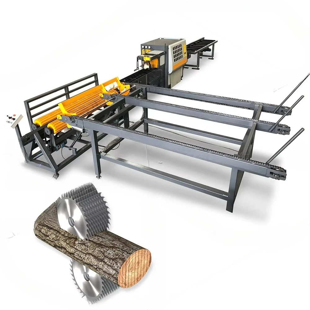 Log multi-blade tear saw for wood processing Wood multi-blade saw