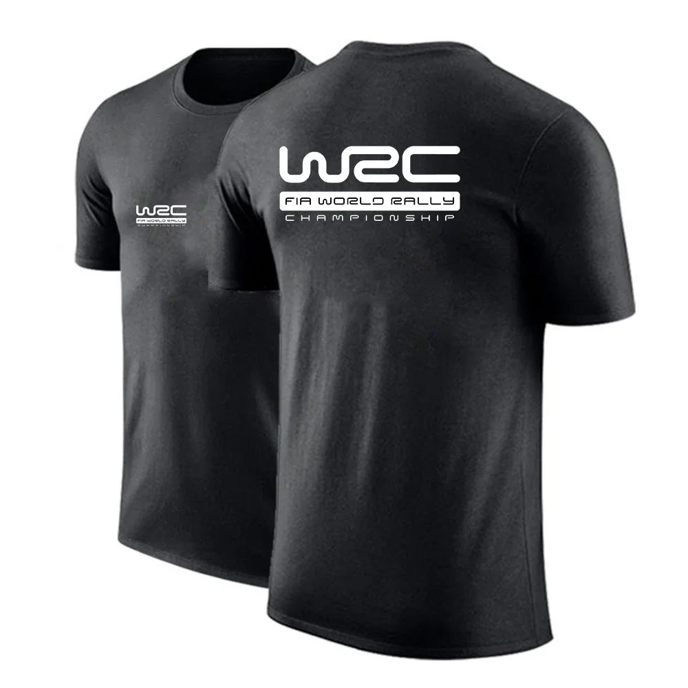 World Rally Championship WRC Printed T Shirt Men Solid Color T-shirt Simple style Male Casual Tshirt short sleeve O neck Tops