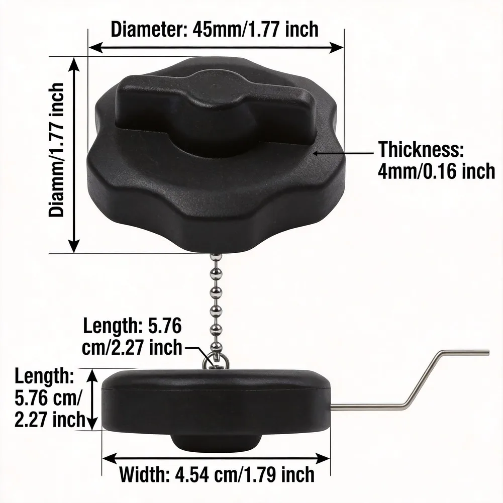 Fuel Tank Cap 45mm 57mm Replacement for Outboard Motors Provides Strong and Secure Seal for Marine Applications