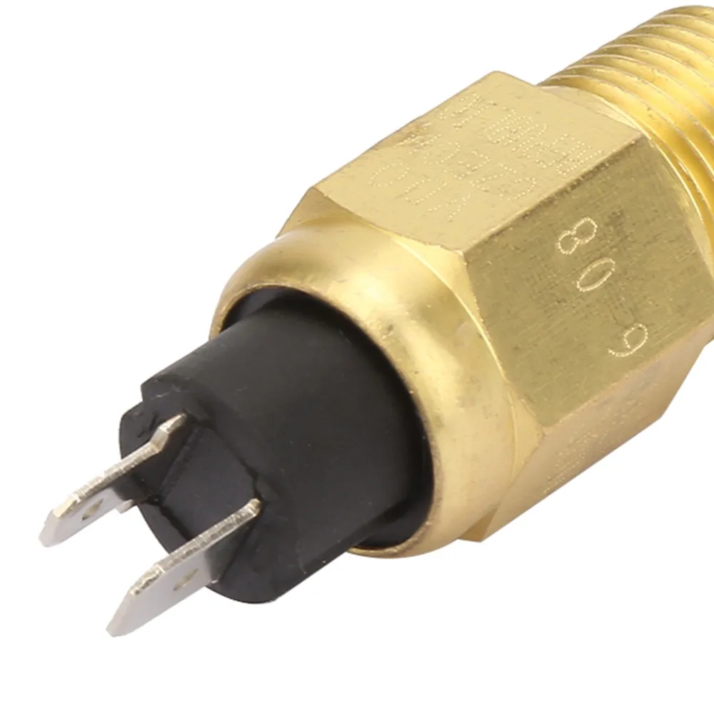 3/8 NPT Water Temp Sensor 3W 6-24V 103℃ 38-120℃ Measuring Range Temperature Sender Coolant Temp Sensor for VDO