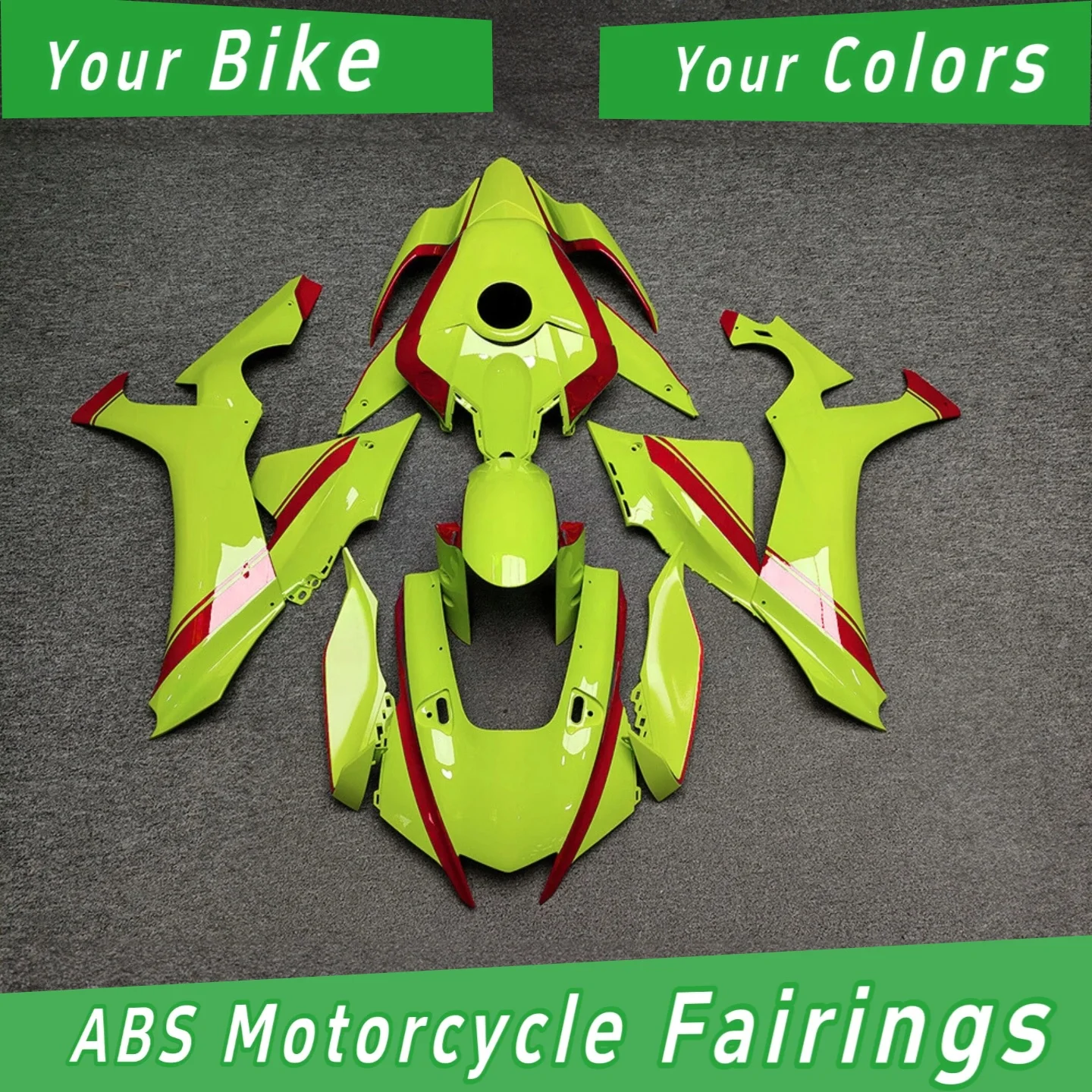 Motorbike Fairing Body Kit Cover Set for Yamaha YZF-R1 2020-2025 – Injection Molded ABS Replacement, Multiple Color Options
