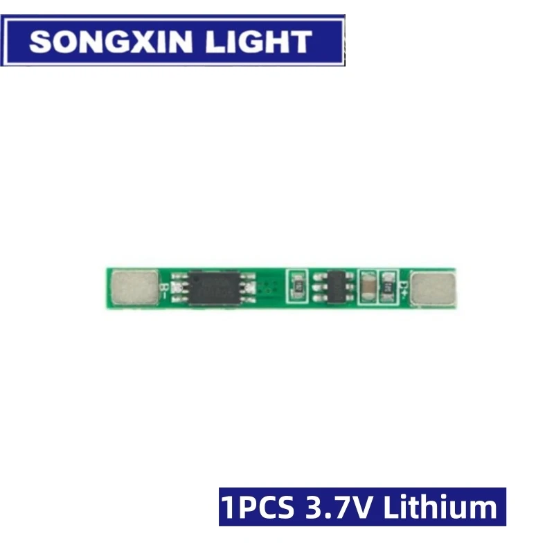 SAMIROB 1PCS/5PCS/10PCS/LOT 1S 3.7V 3A li-ion BMS PCM battery protection board pcm for 18650 lithium ion li battery