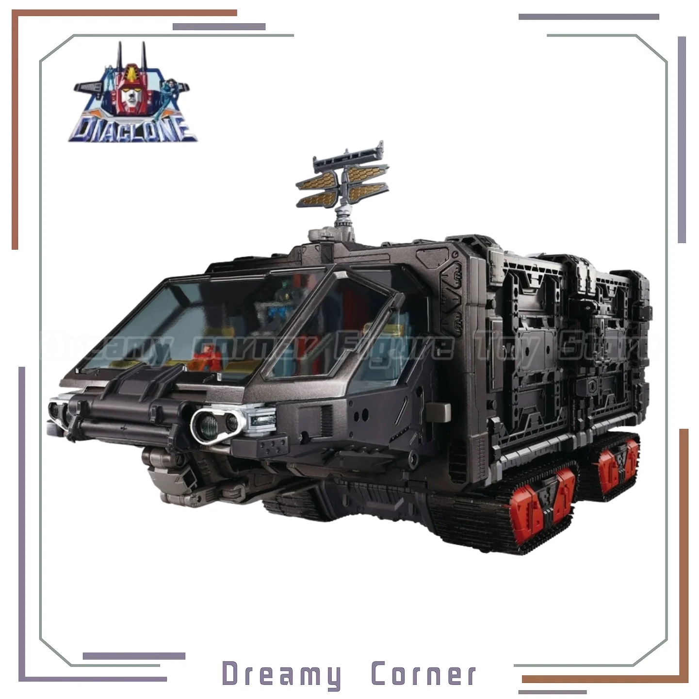 【In Stock】Takara Tomy DIACLONE TM-33 MOBILE FORT PANZER TACTICAL GRANDER Action Figure