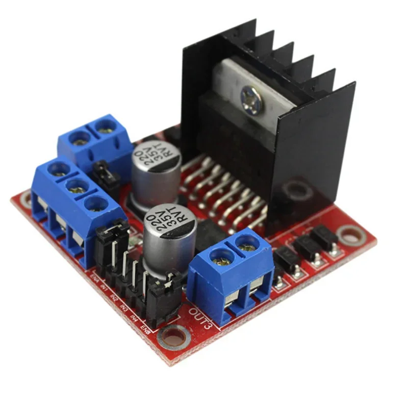 L298N Driver Board Module, Stepper Motor, Robô De Carro Inteligente, Placa De Pão, Peltier, Alta Potência, L298