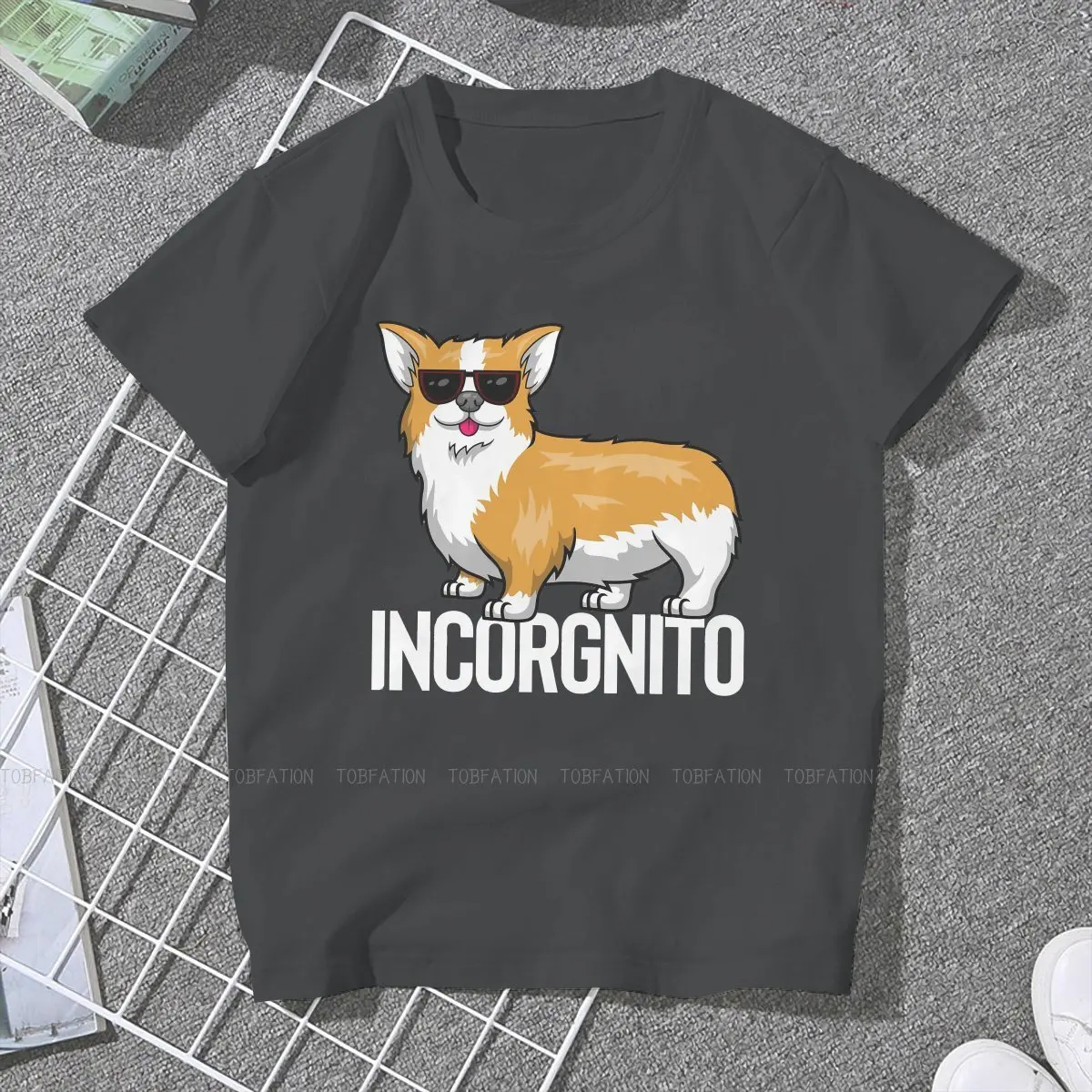 Incorgnito Graphic TShirt  Corgi Short Legs Dog Tops Leisure T Shirt Female Short Sleeve Special Gift Clothes