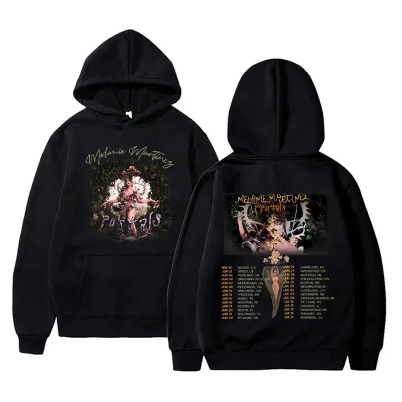 

Singer Melanie Martinez Portals Music Album Graphic Hoodie Men Women Fashion Vintage Sweatshirt Men's Loose Oversized Hoodies