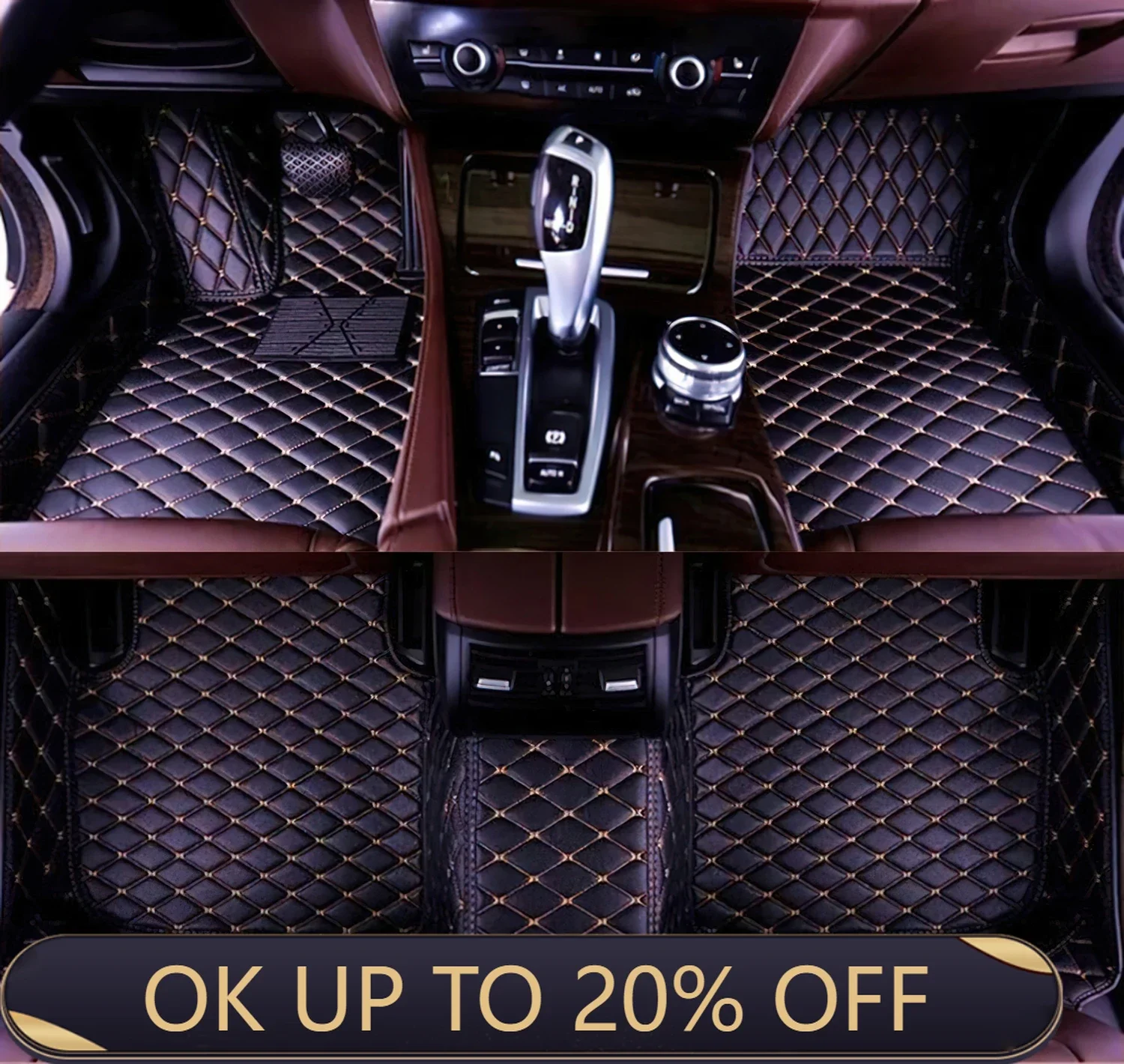 

Автомобильные коврики подходят для Cupra Tavascan VW Volkswagen ID. UNYX 2023 2024 2025 2026 2027 Полный комплект кожаных ковров Auto Inteior