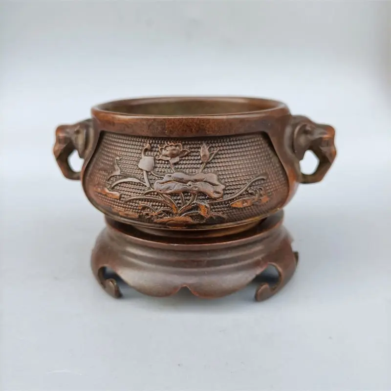 Lotus Incense Burner With Base Home Use Coil Stick Incense Holder Buddhist Altar Offering Censer Creative Oriental Home Decor Or