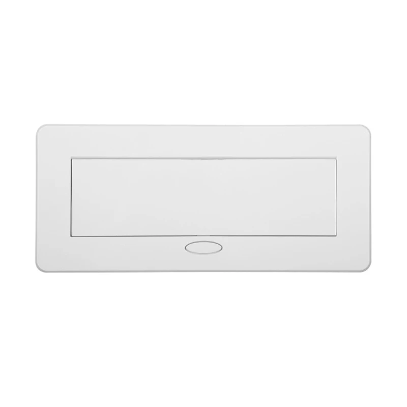 Adea All Aluminum Eu Fr German Standard Desktop Socket Embedded Up Hidden Conference Power Supply Silver