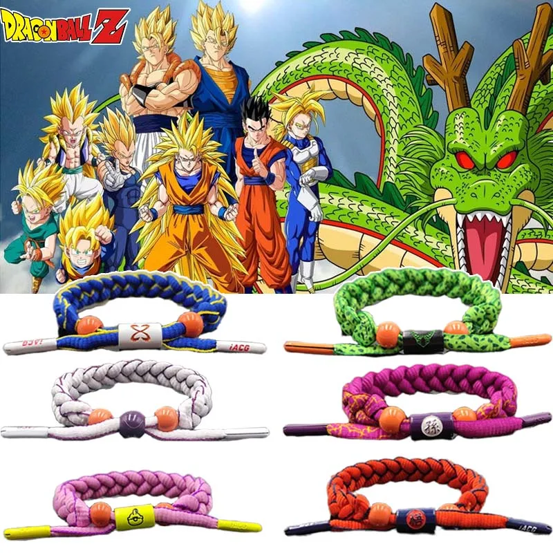 Dragon Ball Son Goku Bracelet Hand-woven Multi-layer Bracelet Combination Accessory Fashion Men and Women Jewelry Festival Gifts