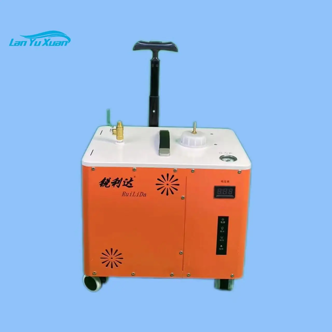 Dual-Purpose Stainless Steel Steam Iron Flat & Hanging Ironing Equipment with Inner Liner for Clothing & Curtain Store