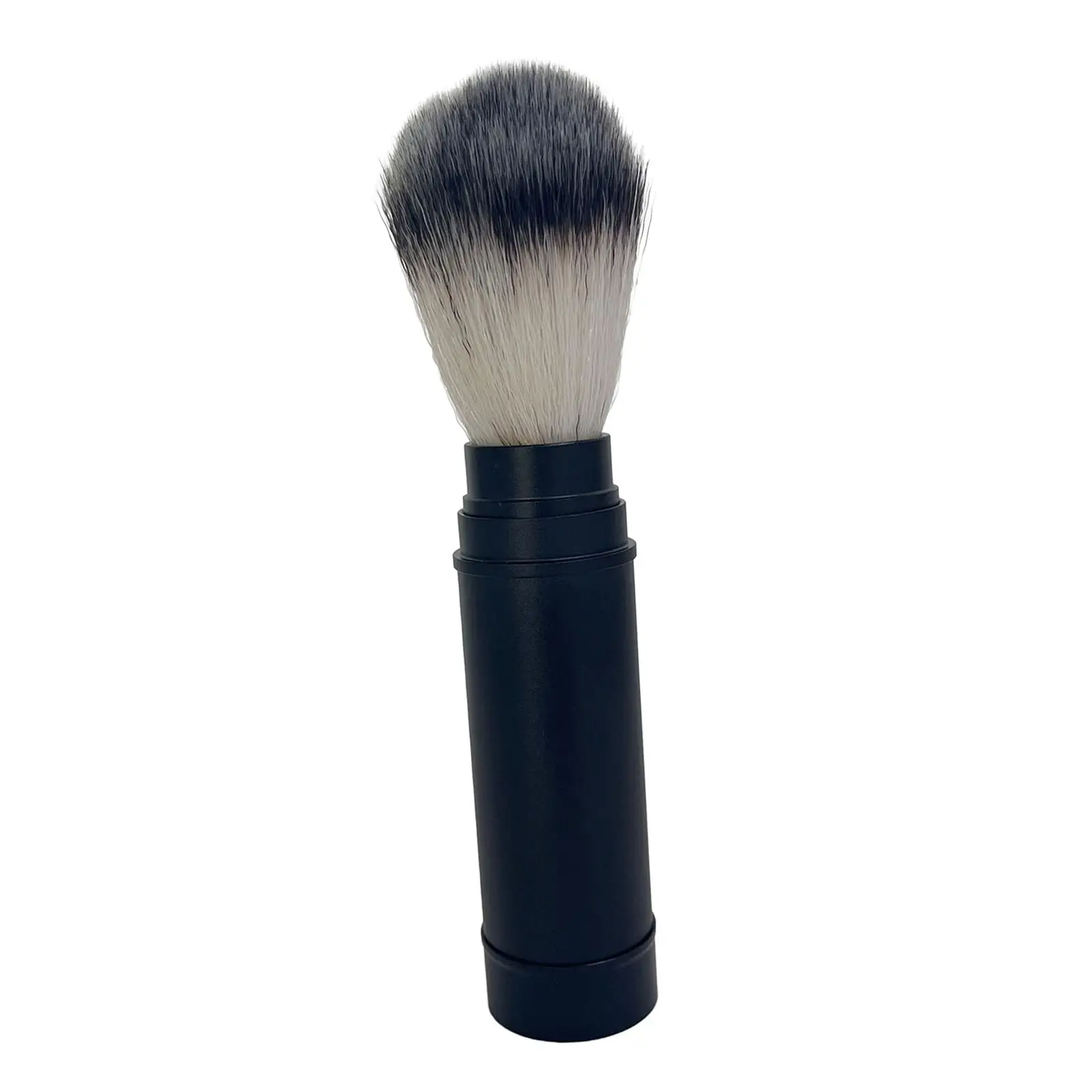 

Shaving Brush Nylon Bristles, Lightweight for Father Husband metal Handle Hair Salon Tool for Home Barbershop Travel Salon