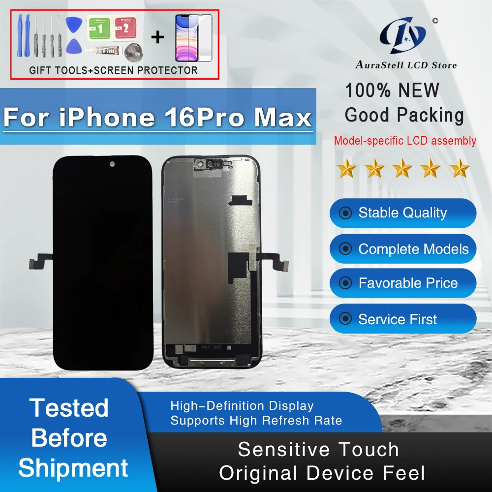 display-lcd-tft-da-69''-per-iphone-16-pro-max-con-touch-screen-3d-modulo-digitizer-assemblato-componente-di-ricambio-per-telefoni