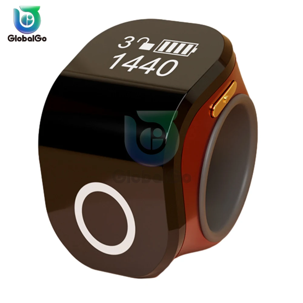 Digital Counter Portable Points Rechargeable Ring Ring Idea Tally Counter Smart Touch Waterproof Finger Counter for Muslims