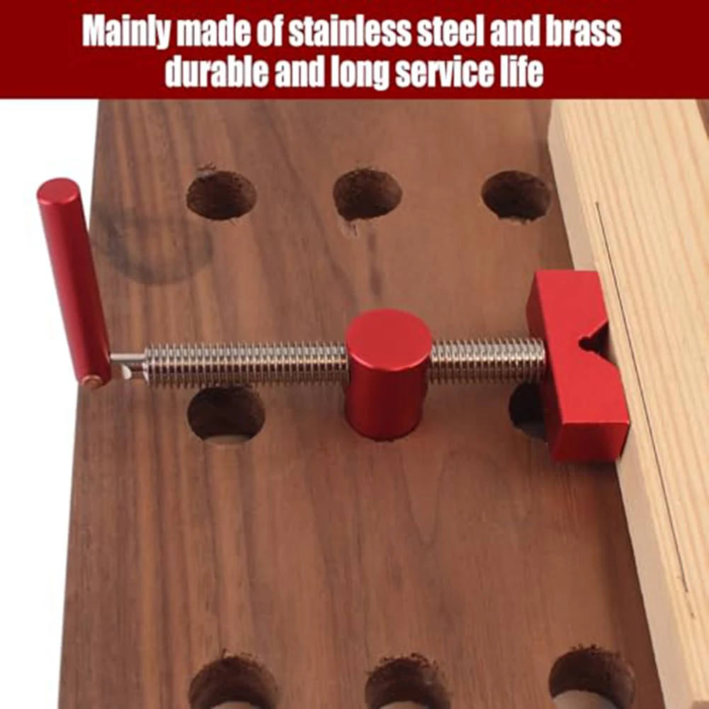 Desktop Clip Clamp Set Perfect For Woodworking & CNC Machining Adjustable Screw Clamp Stoppers Hand Tool