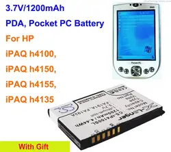 OrangeYu  1200mAh PDA, Pocket PC Battery 343110-001 for HP iPAQ h4100, iPAQ h4150, iPAQ h4155, iPAQ h4135