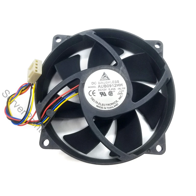 

Well Tested For Delta AUB0912HH Four-wire DC 12V 0.40A 9cm 9025 PWM Temperature Control Cooling Fan