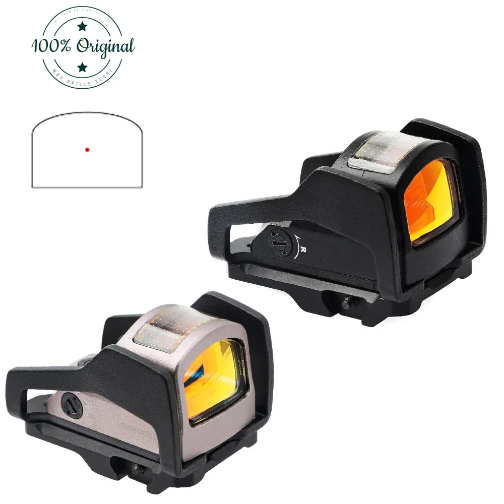 Tactical 507C Holographic Collimator Solar Power Red Dot Sight Failsafe Parallax-Free Aluminum with Mount Fit 20mm Rail Pistol