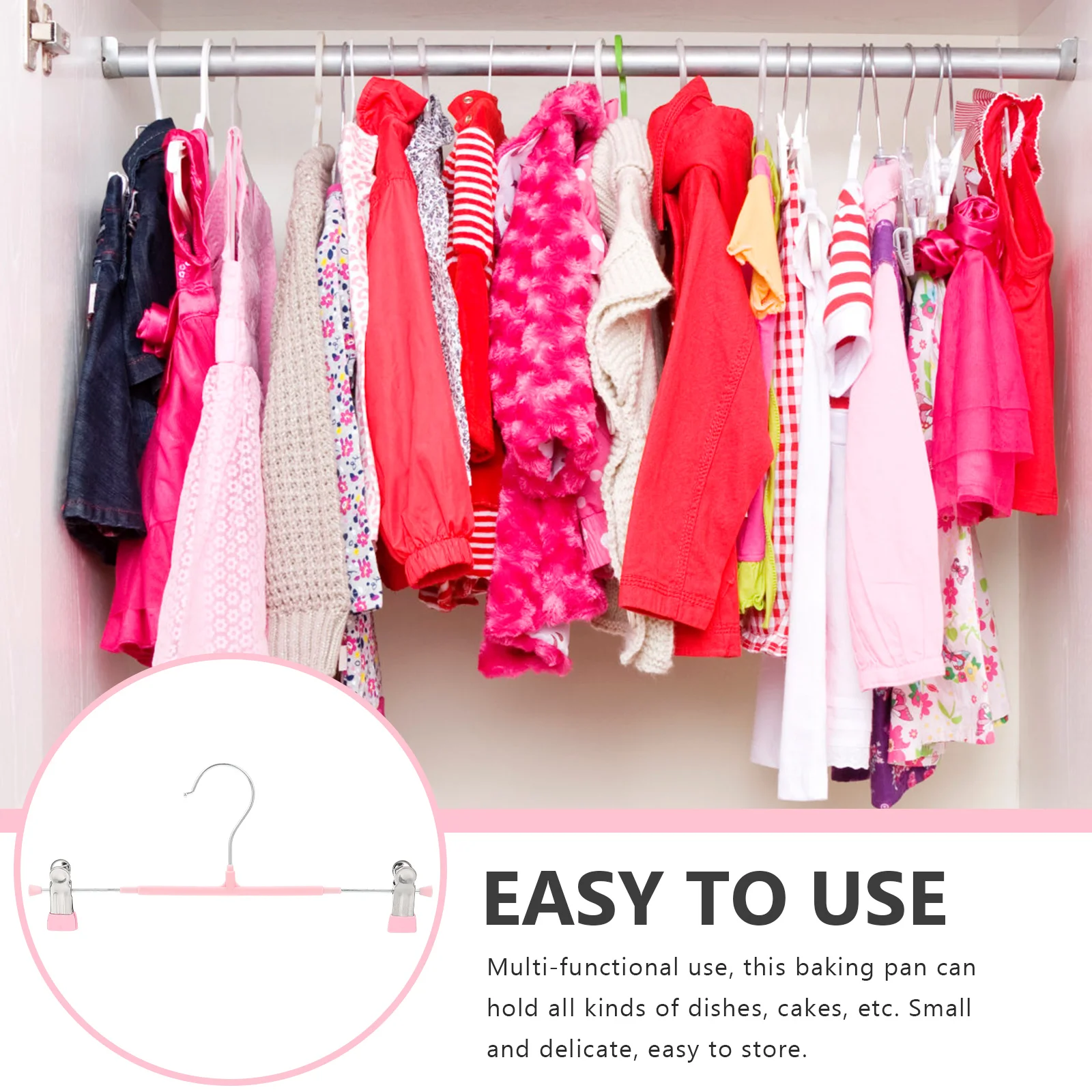 

10pcs Stainless Anti Clothing Hangers Metal Hangers Skid Closet Pants Skirt Space Saving Non Slip Storage