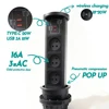 POP UP 테이블 소켓 이스라엘 전원 플러그, 콘센트 3 개, USB 10A, 110V, 220V, 숨겨진 합금, 공압 데스크탑 전기 조리대 소켓 2