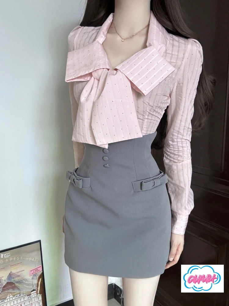 Корейский костюм в студенческом стиле