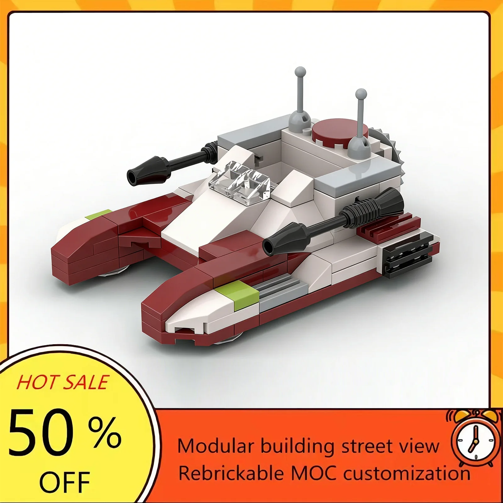 

Набор для сборки космического корабля из 105 деталей, популярная модель из фильма «Звездные войны», модульные строительные блоки, технологичный подарок, игрушка для детей на праздник