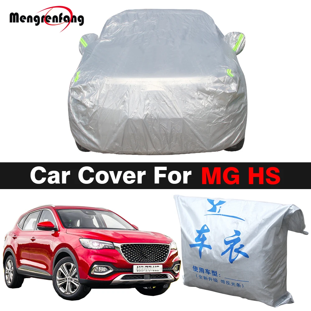 

Full Car Cover For MG HS SUV Outdoor Sun Shade Anti-UV Snow Rain Protect Cover Dustproof