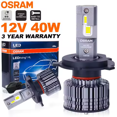 OSRAM LEDriving HL H7 H4 LED Car Headlight H1 H8 H11 9005 HB3 9006 HB4 HIR2 9012 12V 6000K Super Bright White Lamps Auto Bulb
