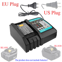 DC18RC Li-ion Battery Charger 3A Charging Current for Makita 14.4V 18V BL1830 Bl1430 DC18RCT DC18RA Power Tool BL1815 BL1415