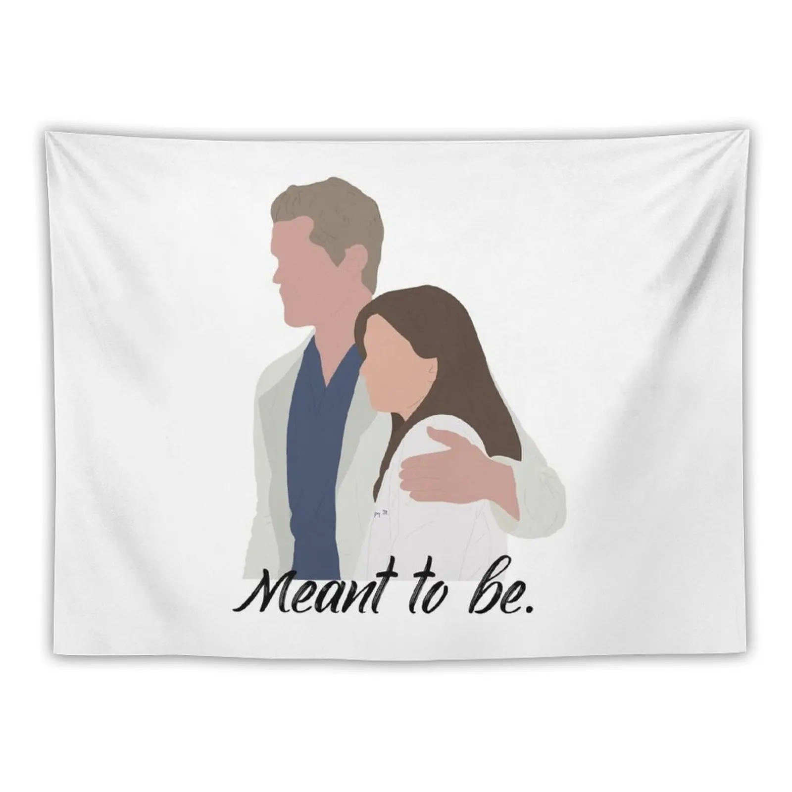 

Slexie Meant To Be Tapestry Room Aesthetic Funny Decoration For Bedroom Tapestry