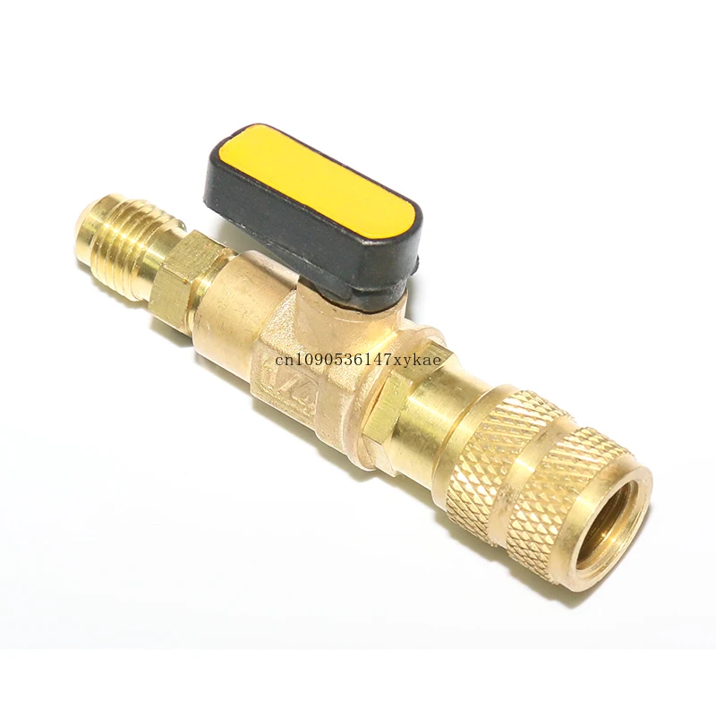 

Air conditioner refrigerator pressure-maintaining fluoride belt ball valve switch metric 6mm inner wire connector,