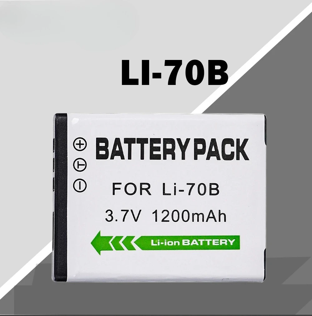 1-4Pcs Li-70B Li 70B Li70B Camera Battery 1200mAH for Olympus FE-4020 FE-4040 FE4020 X940 D705 FE5040 D-705 D-710 VG-110 VG-140