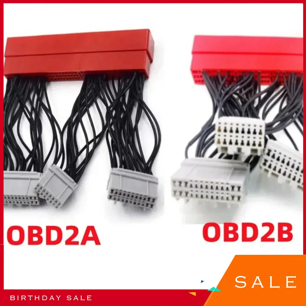 OBD2B OBD2A Untuk OBD1 Harnes Kendaraan Mobil Mengganti ECU Jumper Kawat Konversi Harness Untuk Honda & Civic Cable Conversion