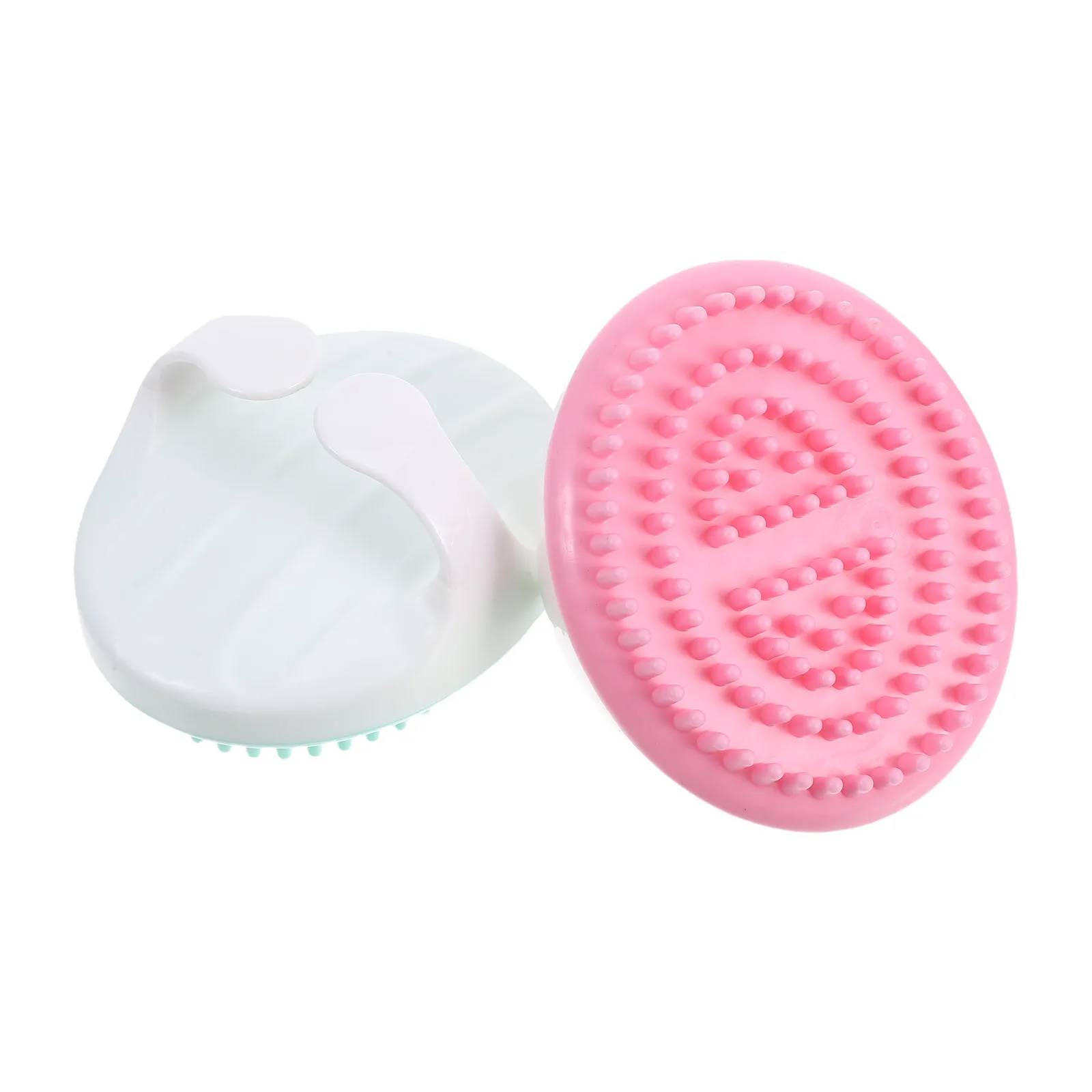 

2pcs Slimming Beauty Brush Compact Handheld Body Massage Tool For Smooth Skin Anti-Cellulite Meridian Roller Full Body Shower