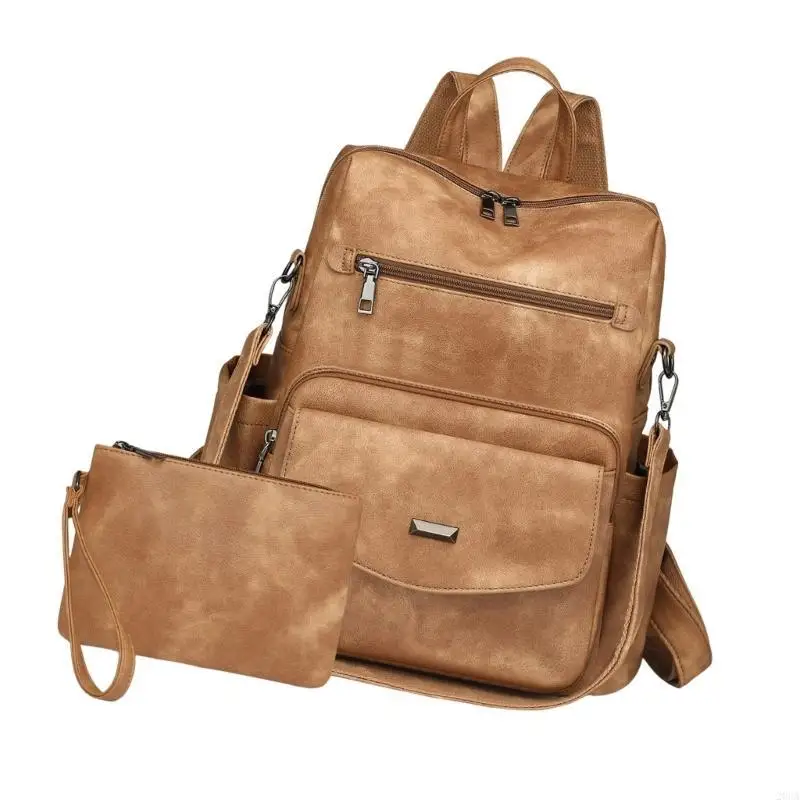 Leather Backpacks Purse for Women Fashion Multipurpose Design Handbag Ladies Shoulder Bags Travel Backpacks with Purse 20CA