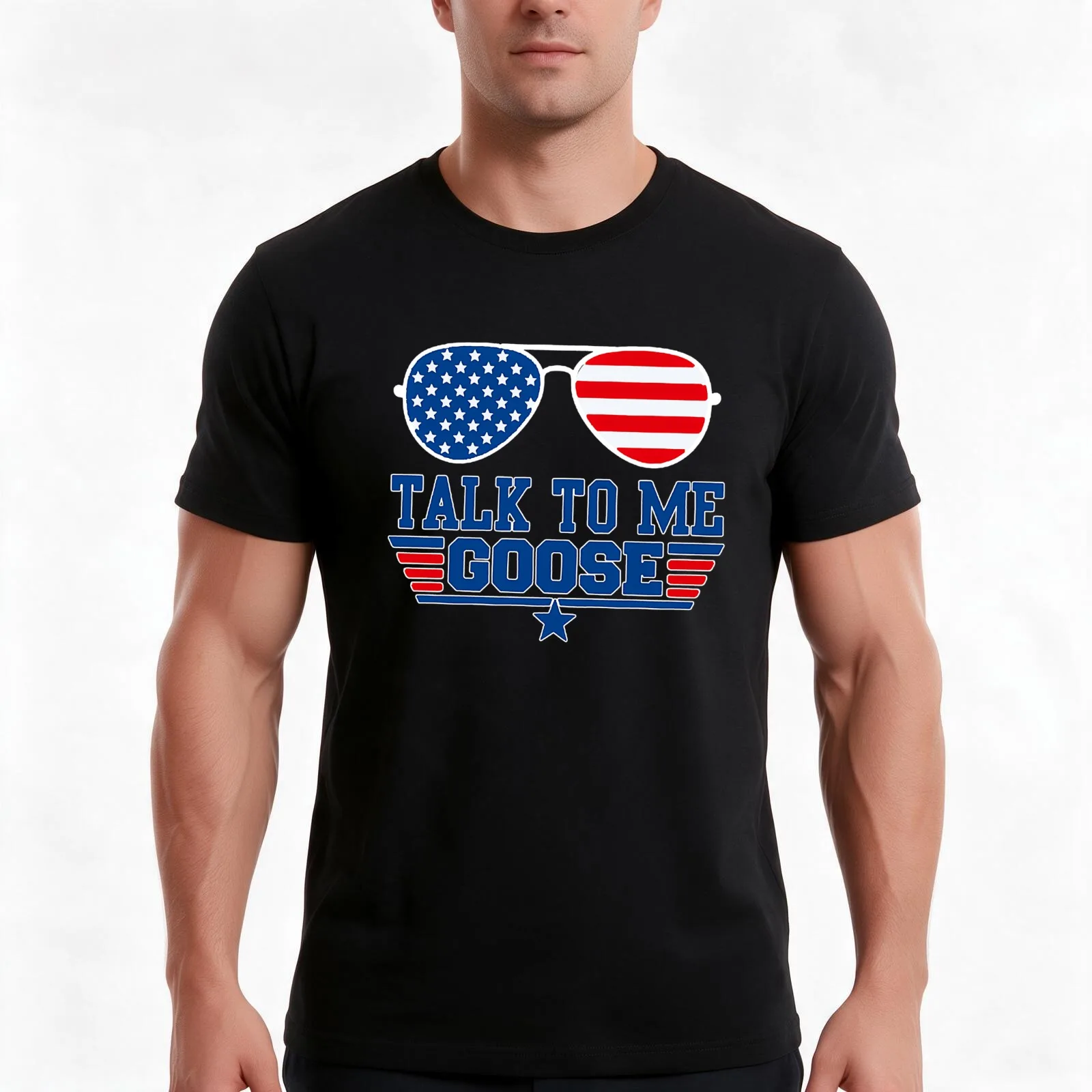 Miles Teller Goose Miles Teller T-Shirt, Summer Casual Cotton Tee, Oversized Streetwear Tops, Vintage Graphic Print, 100% Cotton