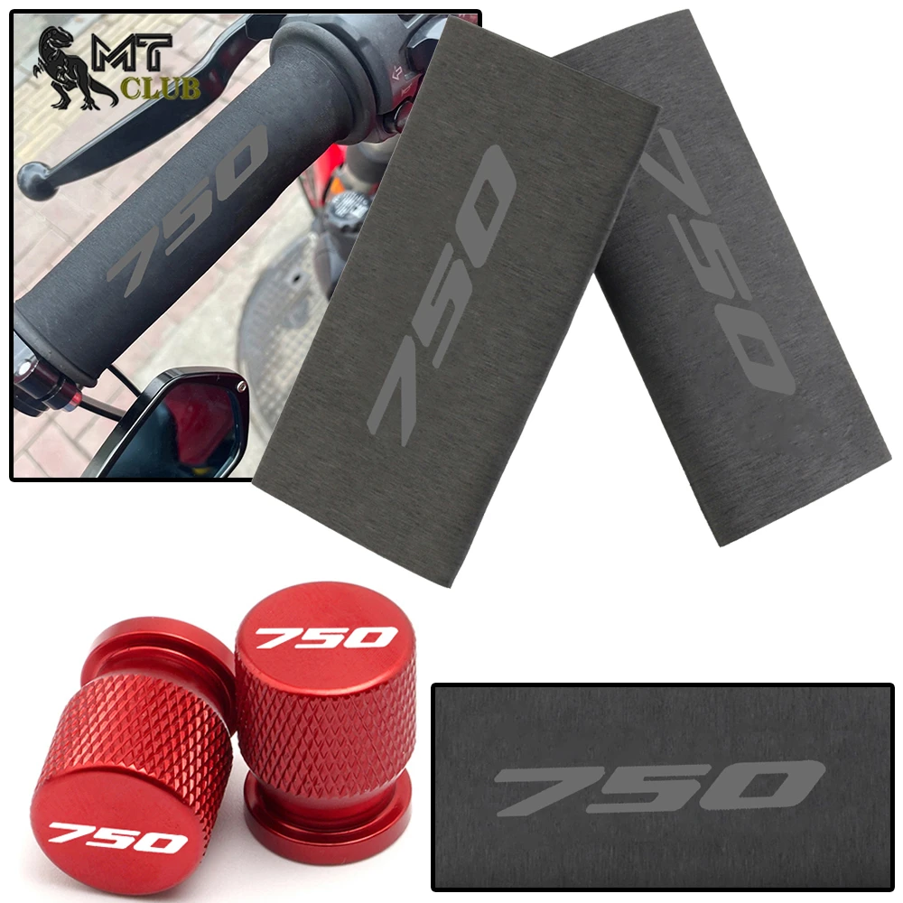 Cubierta de agarre de goma antideslizante para motocicleta, tapas de vástago de válvula para Honda Integra 750, 750D, NC750D, XADV-750, XADV 750