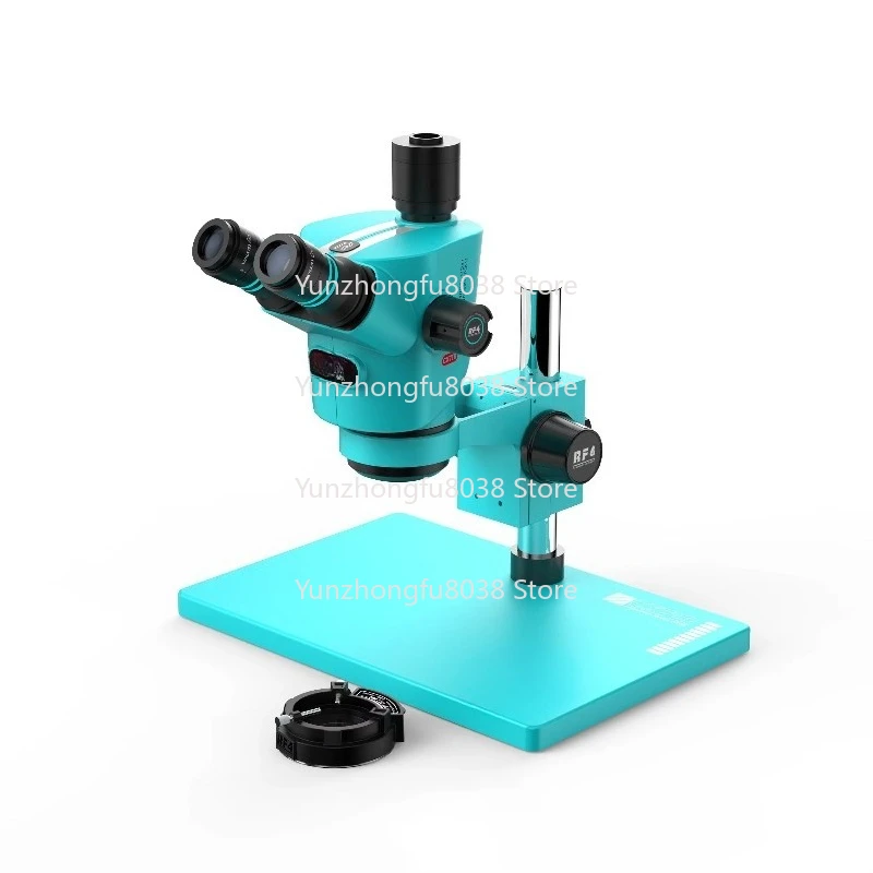 CX71R New Focusing Trinocular Stereo Microscope 6.5-65 Times Ergonomic Design 10 Times/23mm Eye Mask
