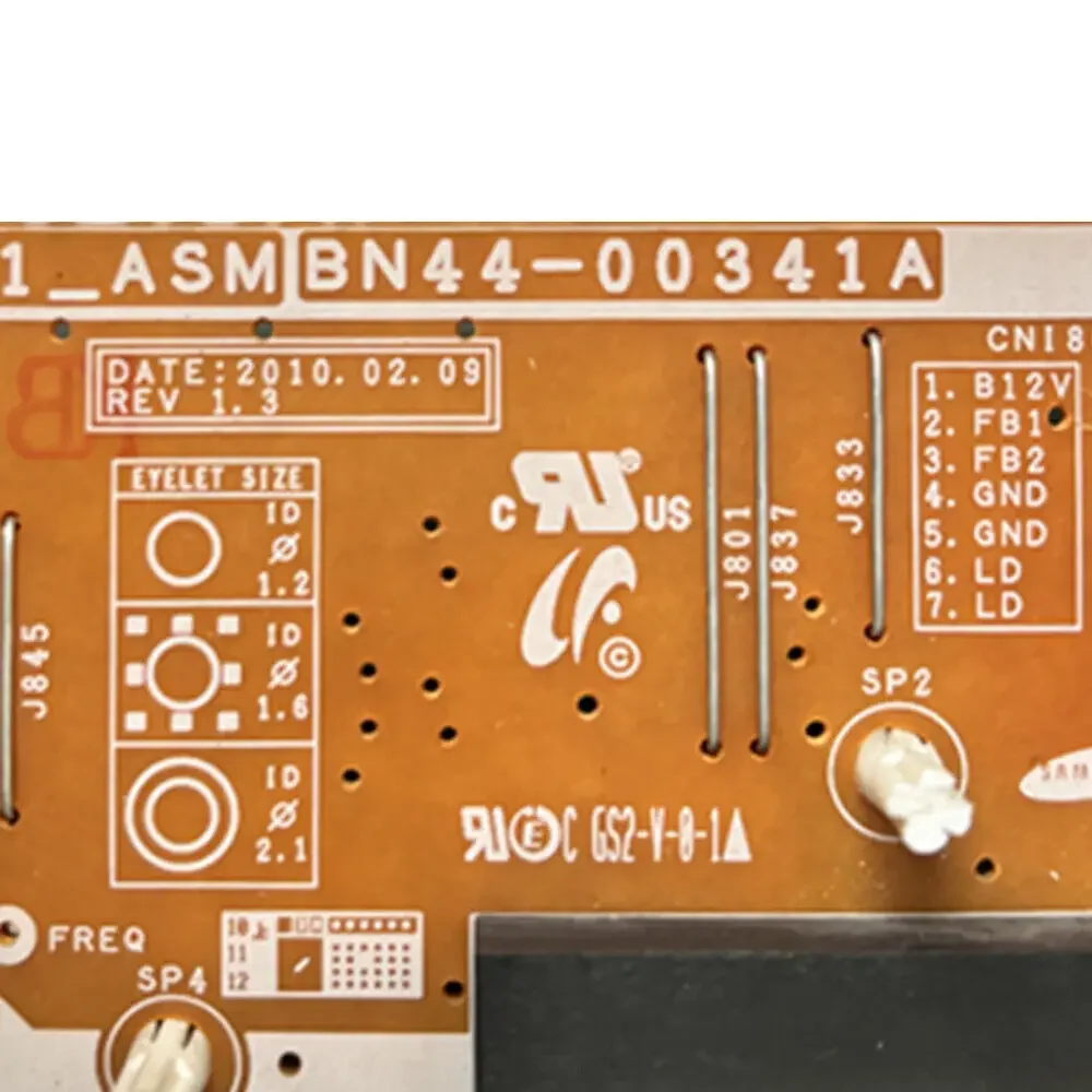 Original-Netzteilplatine BN44-00341A = BN44-00341B, geeignet für LE46C650L1K LE46C652L2K LN46C530F1F LN46C550J1F LN46C670M1F