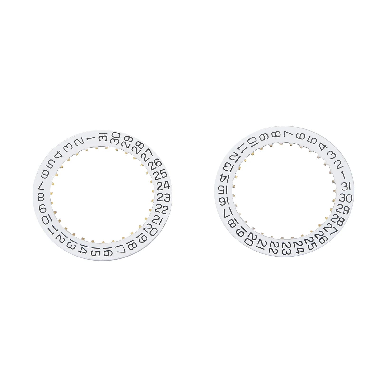 2Pcs Date Indicator Disc for ETA 2824-2 2892A2 2804-2 Movement White Date Wheel Replacement Repair Part