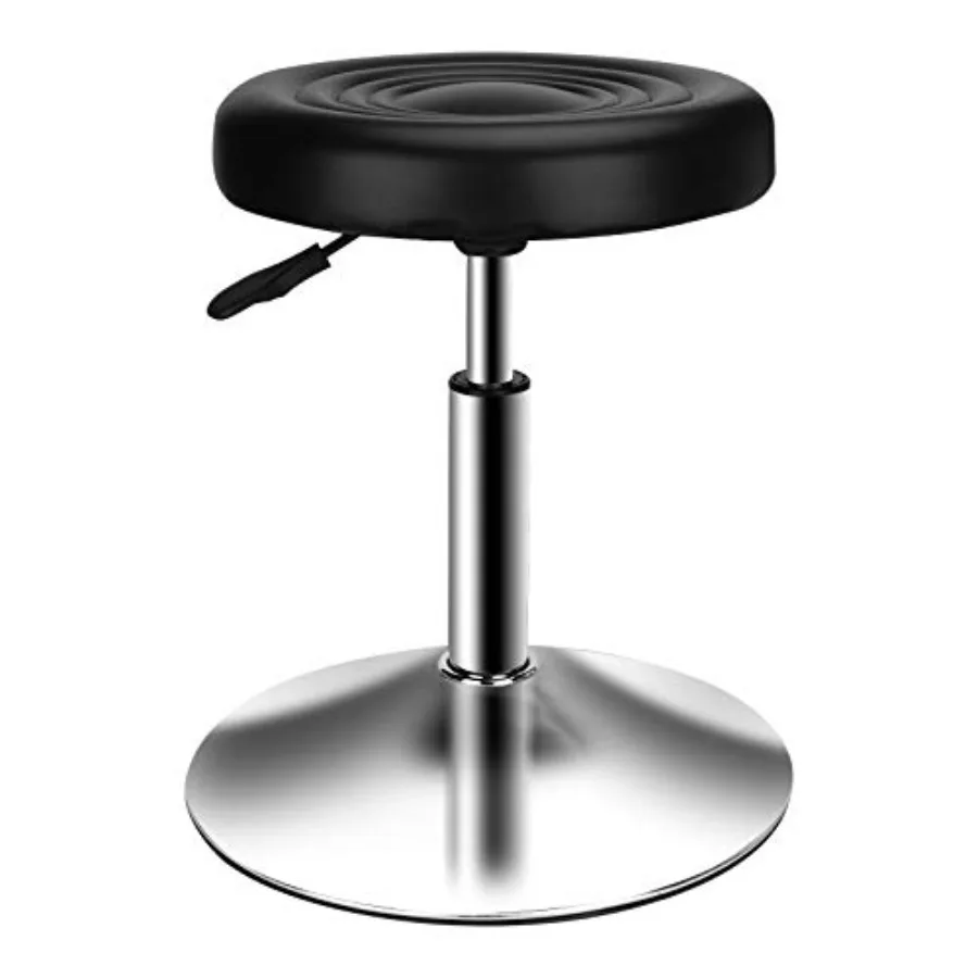 

Round Office Stool Chair - Adjustable Height Sit Stand Stool, 360 Swivel