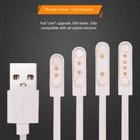 Universal Smart Watch Charger Cord,Magnetic Charging Cable 2 Pin 4 Pins USB Charger for Smart Watch 7.62mm 2.84mm 4mm