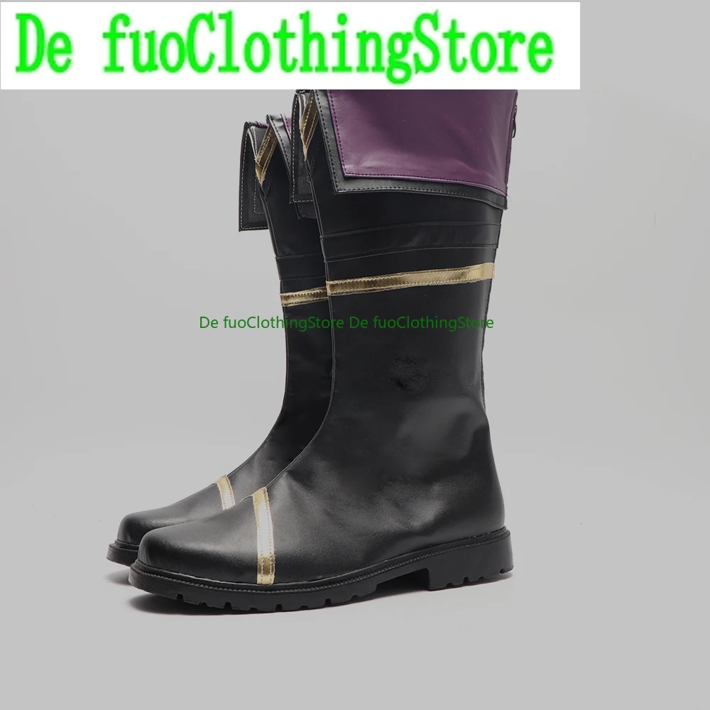 

De FuoClothing Shoes Cosplay Shoes Boots Shadow Sid Kagenou The Eminence in Shadow Cos Boots Halloween Cosplay Shoe