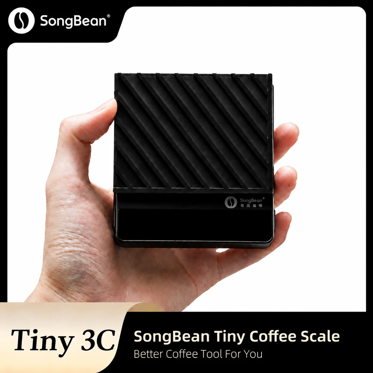 SongBean Tiny3C Coffee Scale Mini With Timer P Wake Up Made For Espresso And Pour Over For Small Brew Spaces
