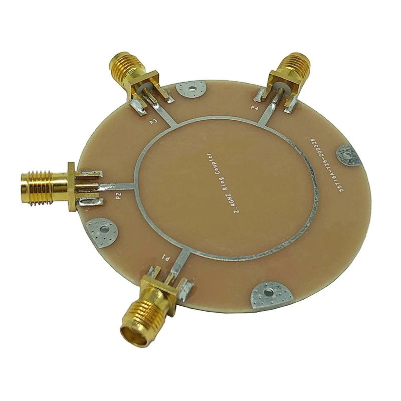 Acoplador de anillo de 2,4 GHZ, acoplador híbrido direccional de puente eléctrico de 3Db