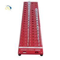AEF4-34 Nut And Bolt Thread Checker, 15 Metric & 19 Standard Nut & Bolt Size Identifier Gauge