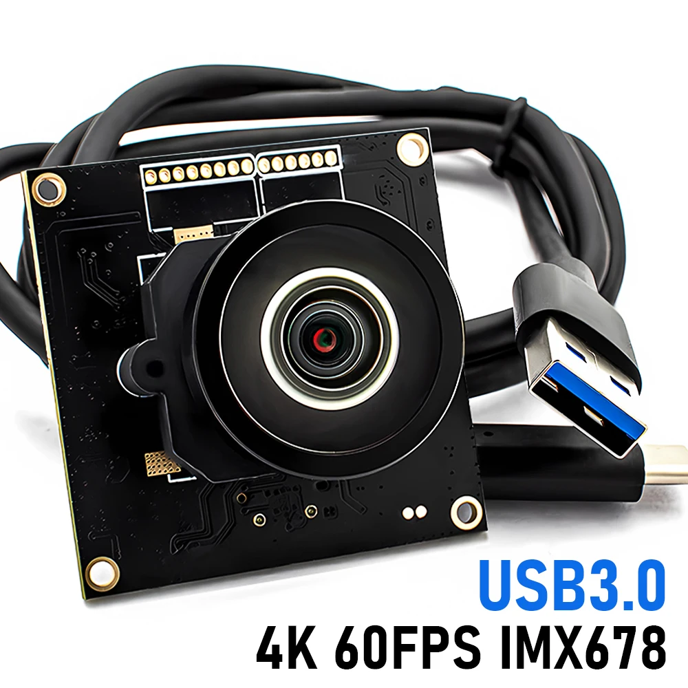 4K USB3.0 Camera Module IMX678 CMOS 8MP 60fps Industrial Camera Board With Face Recognition And UVC Protocol Support Free Drive