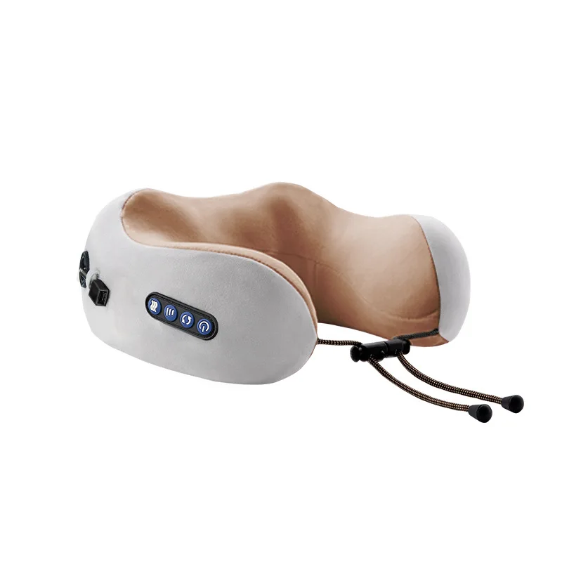 

U-shaped massage pillow, multi-functional household cervical massager, portable U-shaped pillow