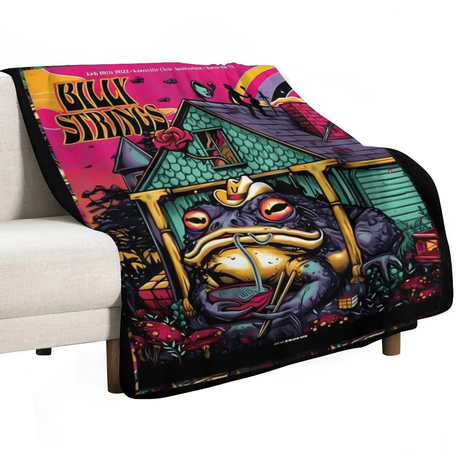 Billy Strings Throw Blanket christmas gifts Furry Decorative Sofas manga halloween Hairy Blankets