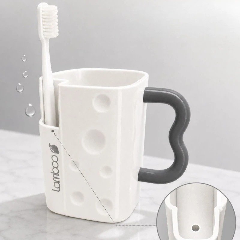 Bathroom Tumbler Set For Toothbrushes Home And Student Use_voghion.com